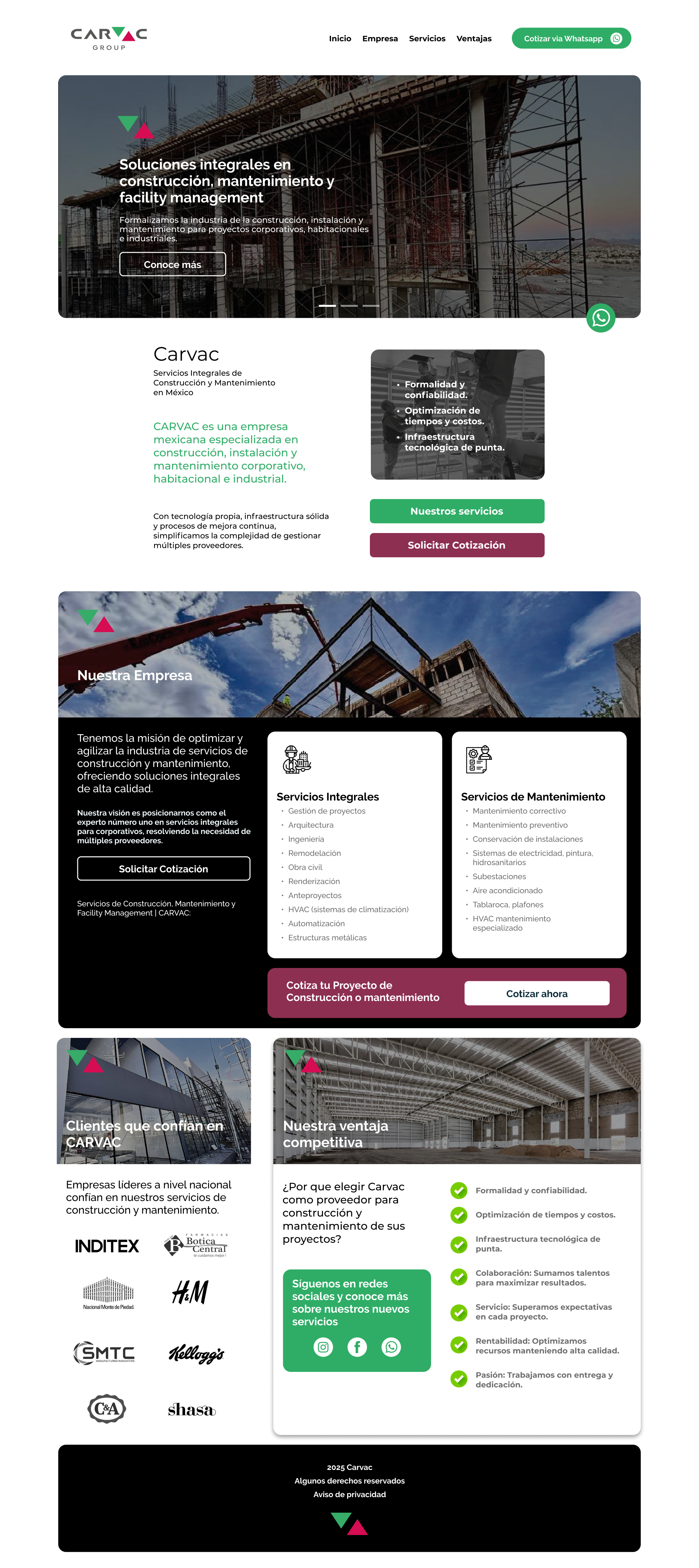 CARVAC Group – Soluciones integrales en construcción y mantenimiento